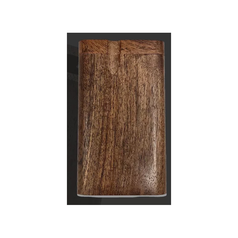 Wood Dugout W/One Hitter & Cleaning Tool /TokeBox Flip -