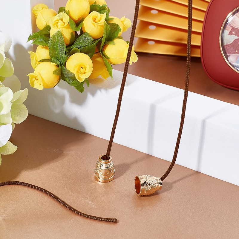 PandaHall 100 Yards Nylon Thread Roman Blind Cord, 1.5mm Brown