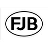 FJB Oval Bumper Sticker Decal Window Car Laptop Wall 3.25"