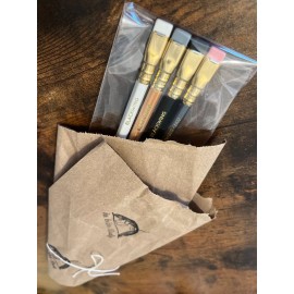 Blackwing Audition Core Pencil Set (4 pencils: 602, Matte, Pearl, Natural) - Balanced (Pearl)