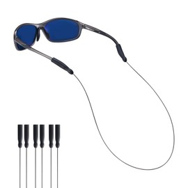 Gdnmpat Gdnmpat Glasses Strap - Sunglasses Strap, No Tail Wire Eyeglasses Straps Eyewear String, Eye Glasses Holders Around Neck for Men, Women, Kids, Glasses Chain, String(3pcs Black 20in)