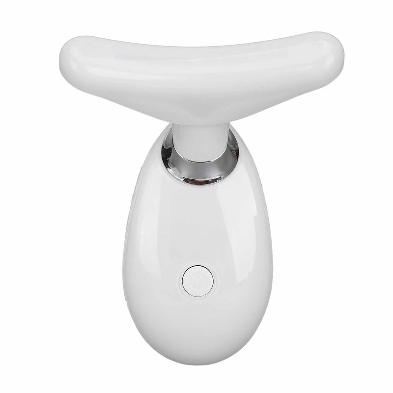 Neck Skin Tightening Lifting Massager Colorful Lights Wrinkle Removal Vibration