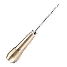 Oumefar Punzón de Costura de Cuero, Punzón de Aguja de Costura 3 Agujas Coser a Mano Zapato Reparación kit de Herramientas para Costura de Cuero Hecho a Mano de cuero