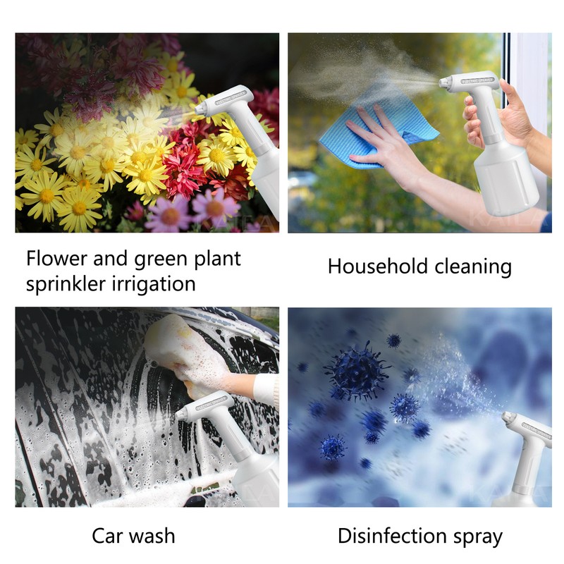 Electric Watering Can Rechargeable Hand Held Automatic Spray Bottle with