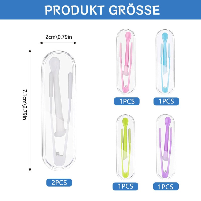 VZU Pack of 6 Contact Lens Insertion Aid, Contact Lens