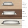 CABDM 6 Pack 3-3/4 inch (96mm) Brushed Satin Nickel Cabinet