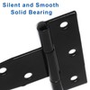 YuGtcen T Hinge, 4 Pcs 6-inch Door Hinges Outdoor Heavy