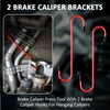Brake Caliper Compression Tool Heavy-Duty, Caliper Piston Compressor Tool with
