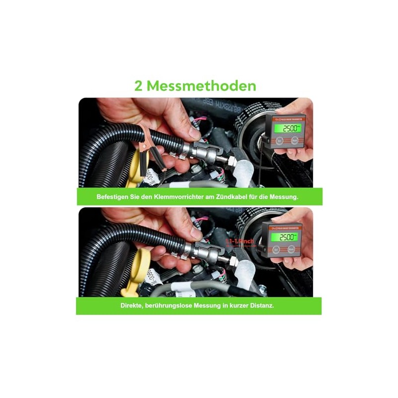 Tachometer Chainsaw, Suitable for 2 Stroke/4 Stroke Small Engines, Mini