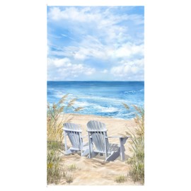 Timeless Treasures Ocean Breeze 24" Ocean View Panel Multi, Fabric by The Yard
