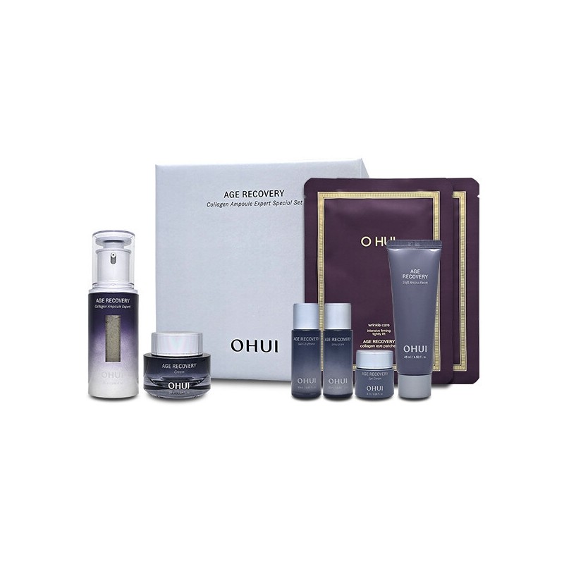 Ohui Age Recovery Collagen Ampoule Expert + Cream Set /