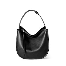 Aladeno Genuine Leather Tote Bag, Women's, Handbag, 2-Way Vertical Shoulder Bag, Lightweight, Large Capacity, Stylish, Crossbody Bag, Bucket Bag, Freestanding, High Visibility, Soft, Leather,