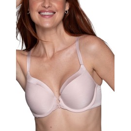 Vanity Fair Women's Illumination Front Closure Bra, 3-Way Convertible Staps, Lightly Lined Cups up to DD, Quartz, 38B