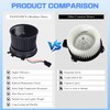 HVAC Heater Blower Motor and Resistor Fan Assembly Compatible with