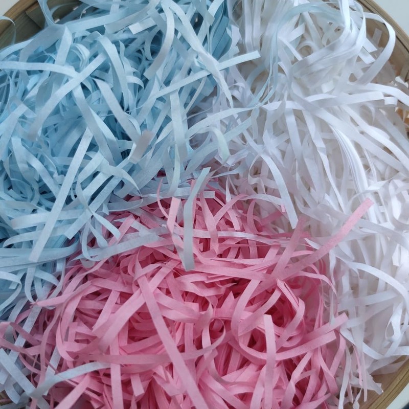 200g Blue Shredded Tissue Paper For Gift Boxes & Hampers,