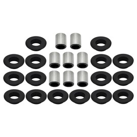 Mabutingti Damper Bushings and Sleeve Set (16 Bushings + 8 Bearing Sleeves) Fits All 4 Shock Absorbers - Arctic Cat 250 300 375 400 500 650 700 Bearcat 454
