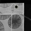 SCHOAL Roman Blind No Drilling Required Burnout Curtains Transparent Eyelet