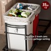 AMENER Dual Under Sink Trash Can Heavy Duty Pull Out