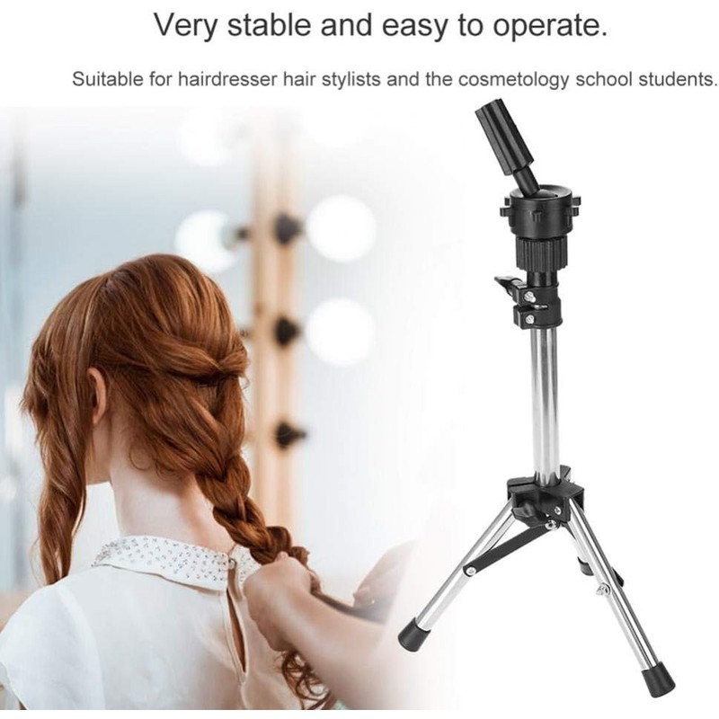 Semme Soporte para trípode Ajustable de maniquí de Cabello Profesional,