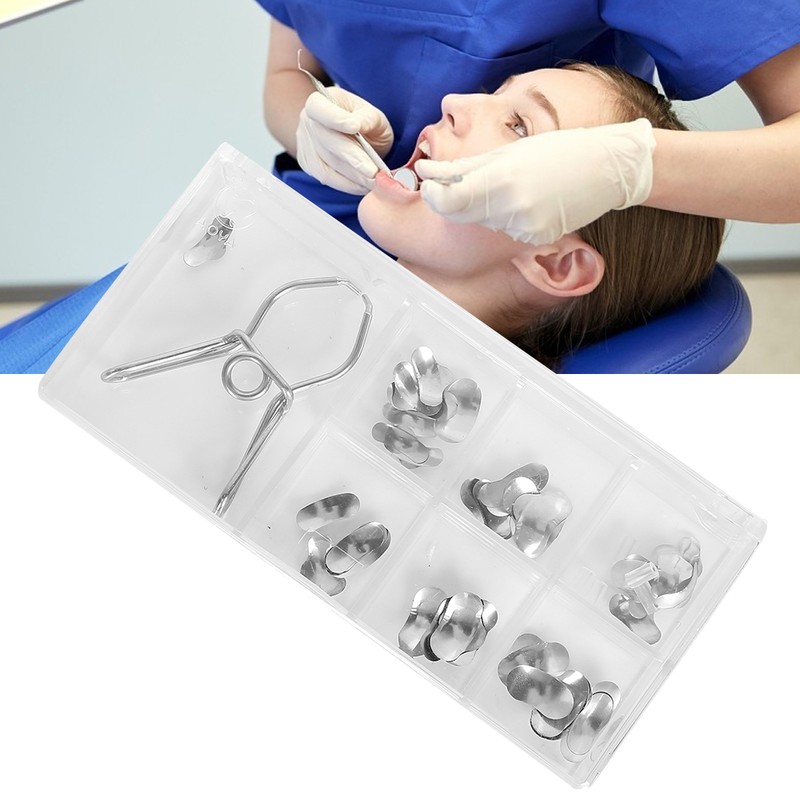 Dental Matrices with Springclip Sectional Contoured Matrices Dentist Tools Supplies(AYT503