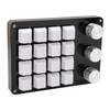 Mini 16 Key Keypad with 3 Knob Custom Programming Hot