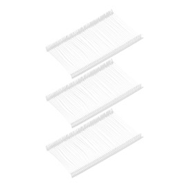 uxcell 3000pcs Standard Tagging Gun Fasteners 50mm Tagging Barbs Pins PP Plastic Tag for Price Tagging Gun, Clothing Tags Gun Attachments for Clothes Bag Fabric, White