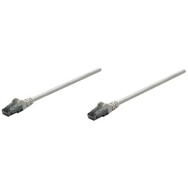 INTELLINET 334129 RCKACC1120 Cable de Parcheo, Rj-45, Rj-45, Macho/Macho, Gris, 3 m