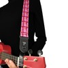 Perris Leathers FWS15-7128 Nylon Ukulele Strap - 1.5", Purple Pineapples