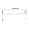 Raycharm RV Marine LED Interior Light Fixture 10.2" x 2.0",