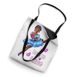 African American ballerina with corn rows #5 dancing ballet Tote Bag