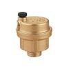 Caleffi Robocal Vertical Automatic Air Vent Valve, 1/2” AG, Chrome