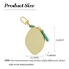 Strawberry Coin Purse Keychain Mini Y2K Leather Fruit Peach Lemon