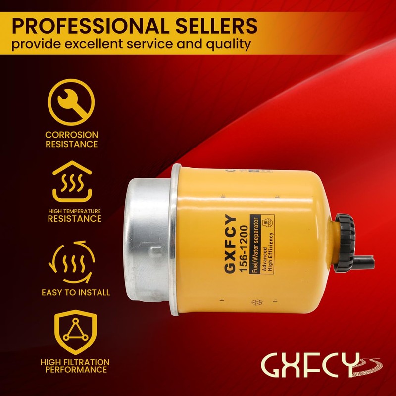156-1200 Fuel Water Separator Filter Compatible with CAT 216B 226B3