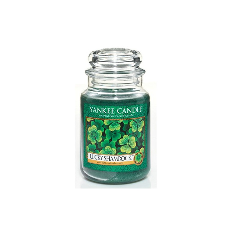 Yankee Candle Large Jar 22 oz. "Lucky Shamrock"