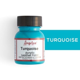 Angelus Acrylic Leather Paint, 1 Fl Oz (Pack of 1), Turquoise