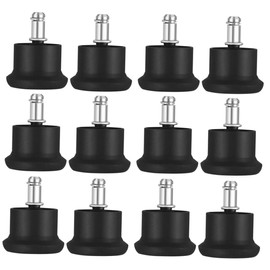 WHAMVOX 15pcs High Profile Chair Glides Heavy Duty Bell Glides for Carpet Non Slip Furniture Protectors Durable Floor Pads to Prevent Scratches and Damage