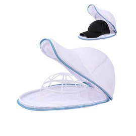 moroinriz Hat Washer Cage, Cap Washer for Washing Machine, Hat Frame with Mesh Bag, Hat Protector Organizer Cleaner for Adults Kids Baseball Cap, 1 Pack