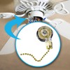 HQRP Ceiling Fan Pull Chain 3-Speed Control Switch compatible with