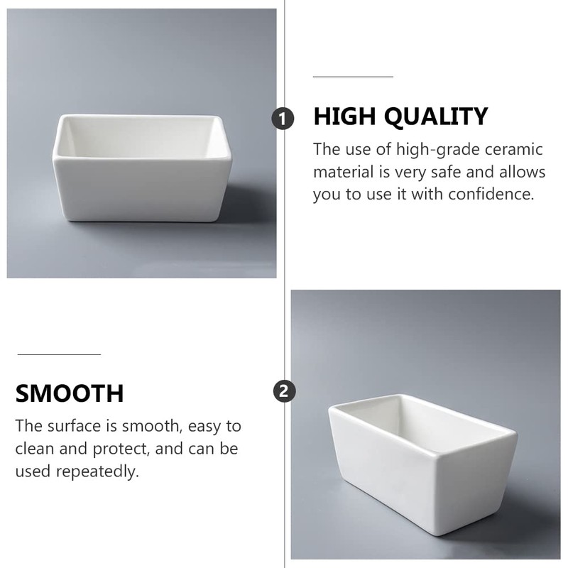 Zerodeko 2Pcs Ceramic Sugar Packet Holder Sugar Packet Storage Packet