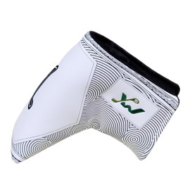 America Wealth Chip US 100 300 500 1000 Dollar Golf Club Head Covers, Fake Leather Attracting Good Luck Golf Club Headcover for Driver Fairway Hybrid Blade Putter Mallet Putter Headcovers