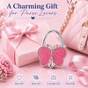 KUNHEHO Butterfly Purse Hook for Table, Foldable Purse Holder &