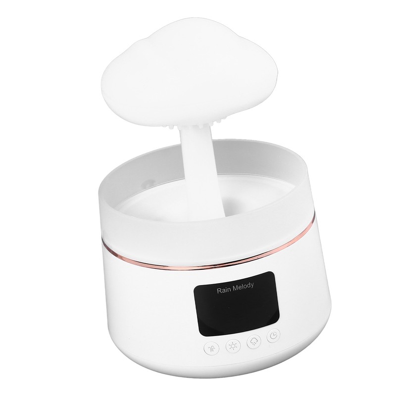 Rain Cloud Essential Oil Diffuser Humidifier Ultrasound Water Drip White