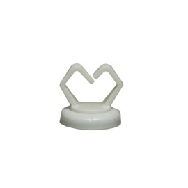 Mag Daddy - Magnetic Fasteners, 1/2" Magnetic Cable Holder Color: White, UL Listed: 10 lbs (62401)