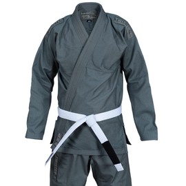 Twister Challenge Brazilian Jiu Jitsu Gi | Jiu Jitsu Uniform | BJJ Gi | Lightweight Preshrunk Fabric | Comes With FREE Belt (A1, Grey)