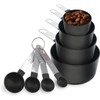 Norhogo 8 teiliges Messbecher und Löffel Set, Küche Backen Messgerät