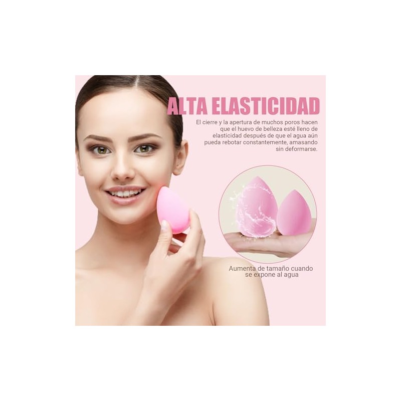 22 Piezas Set de Maquillaje, Esponja De Maquillaje Multifuncional, Borla