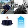 Lejorain Large Reverse Umbrella -50 Inch Windproof Folding Inverted Umbrella