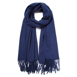 Cindy & Wendy Large Soft Cashmere Feel Pashmina Solid Shawl Wrap Scarf for Women