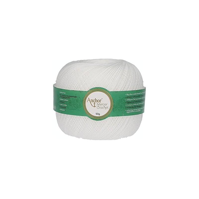 ANCHOR Mercer Crochet, Thickness: 60, Packaging: 50G, Running Length: 757M