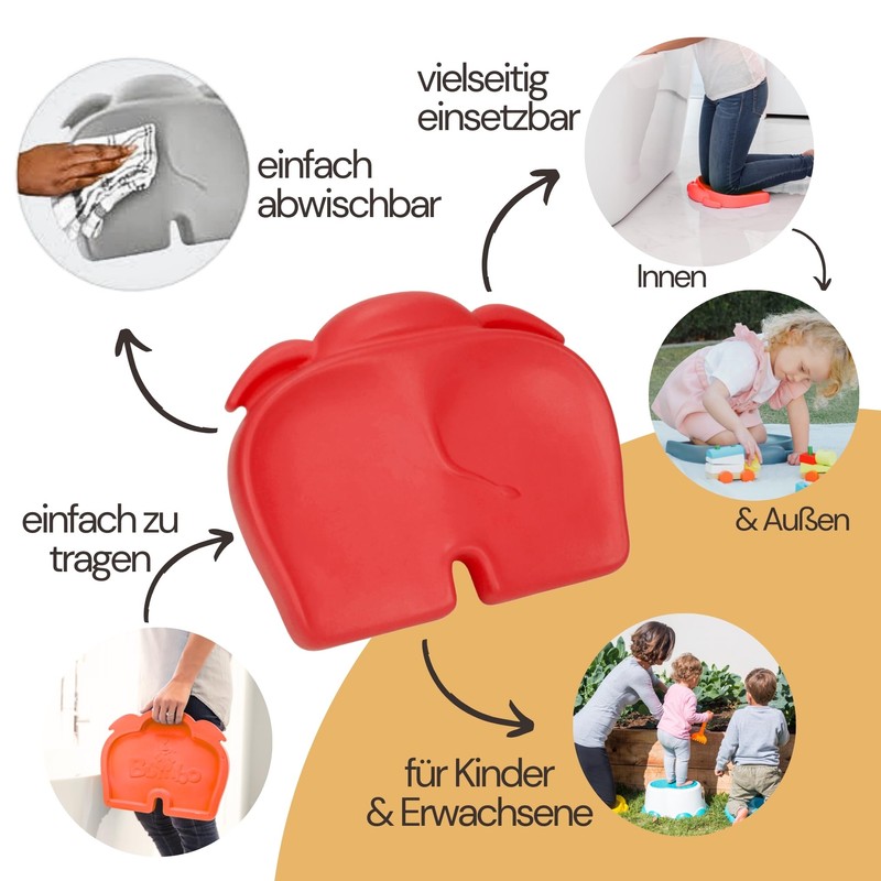 Vital Innovations Bumbo Multi Seat Child Seat Brown / Orange